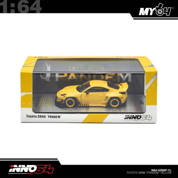 画像9: INNO Models 1/64 Toyota GR86 "Pandem" Yellow (9)