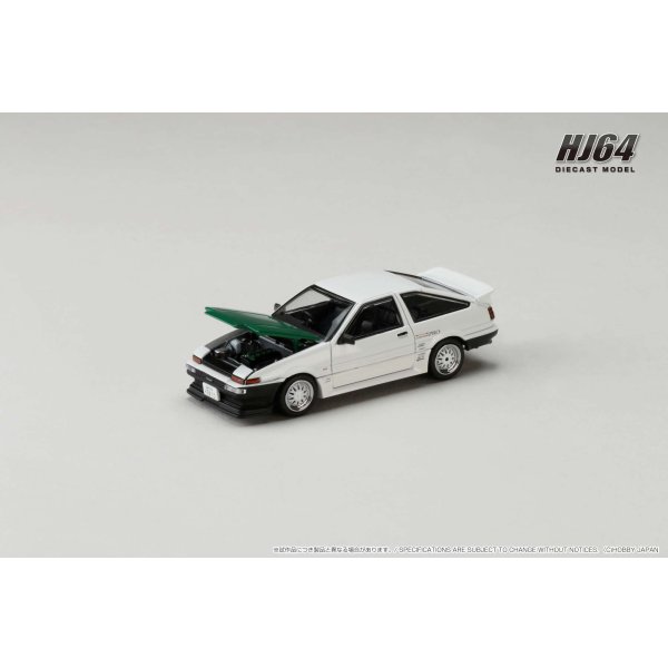 画像13: Hobby Japan 1/64 Toyota Sprinter Trueno (AE86) DoriDori Mesh Wheels Drift King Keiichi Tsuchiya (13)