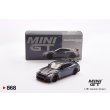 画像1: MINI GT 1/64 Nissan GT-R NISMO 2024 Nismo Stealth Gray (RHD) (1)