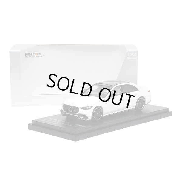 画像1: ALMOST REAL 1/64 Mercedes-AMG S 63 E Performance - 2023 - Opalith white bright (1)