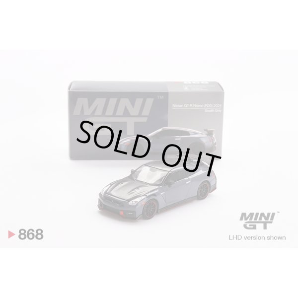画像1: MINI GT 1/64 Nissan GT-R NISMO 2024 Nismo Stealth Gray (LHD) (1)