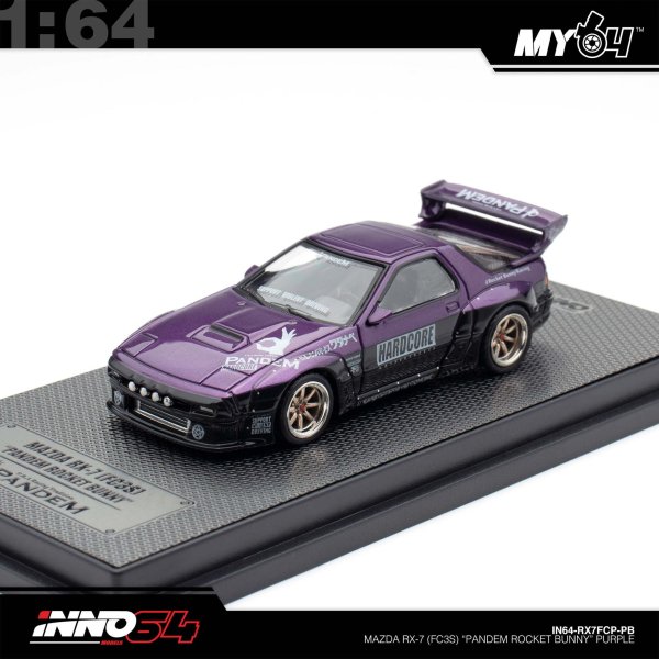 画像8: INNO Models 1/64 Mazda RX7 (FC3S) "Pandem Rocket Bunny" Purple (8)