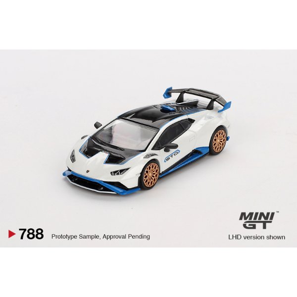 画像1: MINI GT 1/64 Lamborghini Huracan STO Bianco Asopo (White) (LHD) (1)