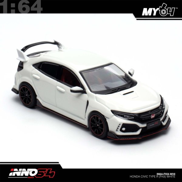 画像4: INNO Models 1/64 Honda Civic Type R (FK8) White (4)