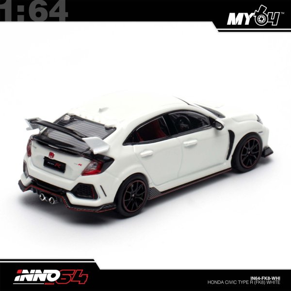 画像5: INNO Models 1/64 Honda Civic Type R (FK8) White (5)