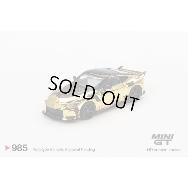 画像2: MINI GT 1/64 Nissan Z Veilside FFZ400 Gold Chrome (LHD) [Blister Packaging] (2)