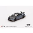 画像2: MINI GT 1/64 Nissan GT-R NISMO 2024 Nismo Stealth Gray (LHD) (2)