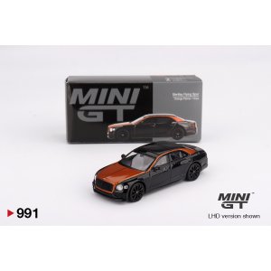 画像: MINI GT 1/64 Bentley Flying Spur Neptune Orange Flame / Onyx (RHD)