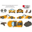 画像13: EIDOLON 1/43 Porsche 918 Spyder weissach package 2011 Arancio Pearl Limited 33 pcs. (13)