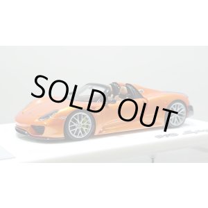 画像: EIDOLON 1/43 Porsche 918 Spyder weissach package 2011 Arancio Pearl Limited 33 pcs.