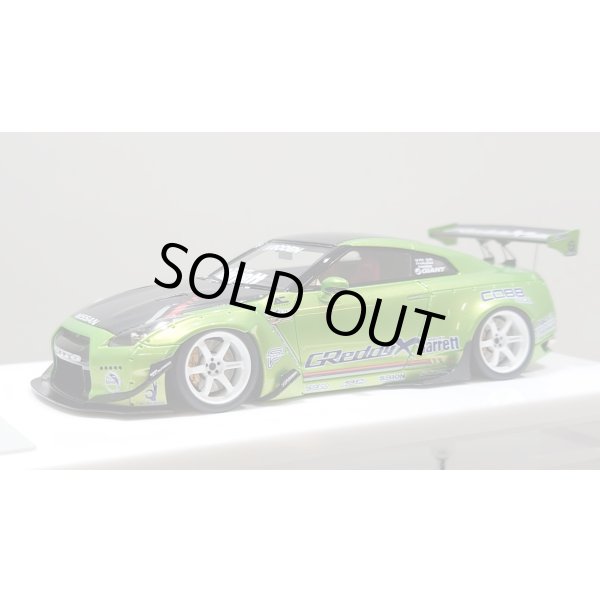 画像1: EIDOLON 1/43 Rocket Bunny R35 GT-R (TE37 wheel) Giallo Verde Pearl Limited 33 pcs. (1)