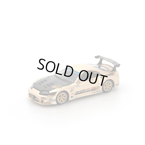画像1: POP RACE 1/64 TOP SECRET GT300 SUPRA - CHROME GOLD (1)