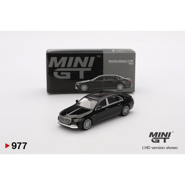 画像1: MINI GT 1/64 Mercedes-Maybach S680 Black (LHD) (1)