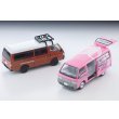 画像10: TOMYTEC 1/64 Limited Vintage NEO Mazda Bongo Brawny Van Custom (Brown) with Roof Carrier and Figure (10)