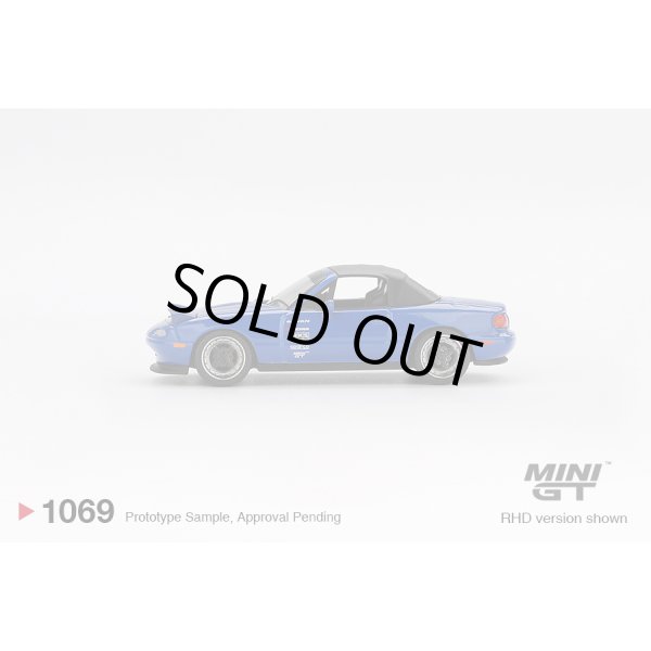 画像3: MINI GT 1/64 Mazda Miata MX-5 (NA) Tuned Version Dark Blue (LHD) (3)