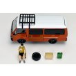 画像2: TOMYTEC 1/64 Limited Vintage NEO Mazda Bongo Brawny Van Custom (Brown) with Roof Carrier and Figure (2)