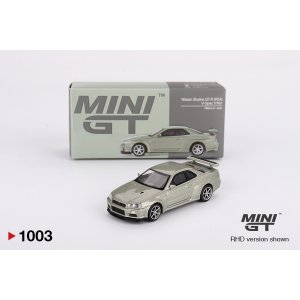 画像: MINI GT 1/64 Nissan Skyline GT-R R34 V-spec II Nürburgring Millennium Jade (RHD)