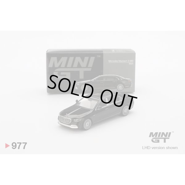 画像1: MINI GT 1/64 Mercedes-Maybach S680 Black (RHD) (1)