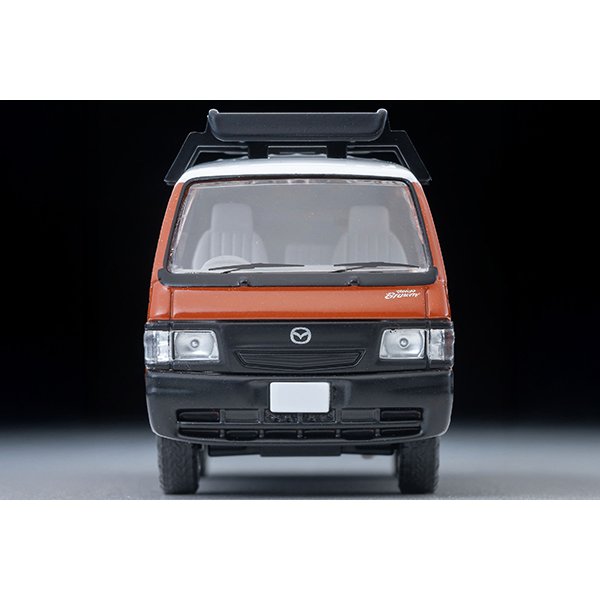 画像5: TOMYTEC 1/64 Limited Vintage NEO Mazda Bongo Brawny Van Custom (Brown) with Roof Carrier and Figure (5)