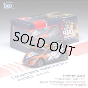 画像: ixo 1/43 Hyundai I20 N Rally 1 2024 Rally Poland #11 T.Neuville/M.Wydaeghe