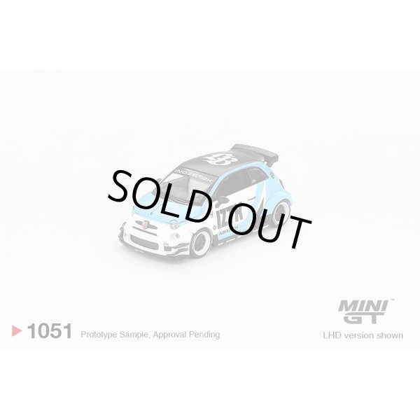 画像2: MINI GT 1/64 Abarth 595 LB-WORKS x Abarth Works IZTK (LHD) [Blister Packaging] (2)