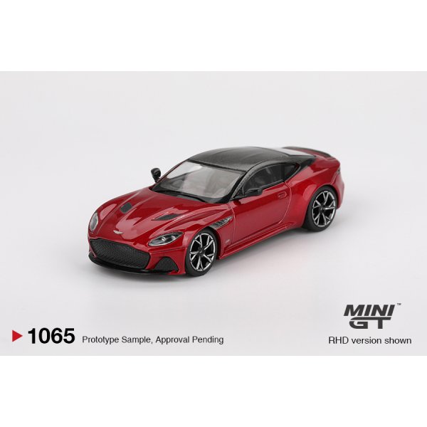 画像1: MINI GT 1/64 Aston Martin DBS Hyper Red (LHD) (1)