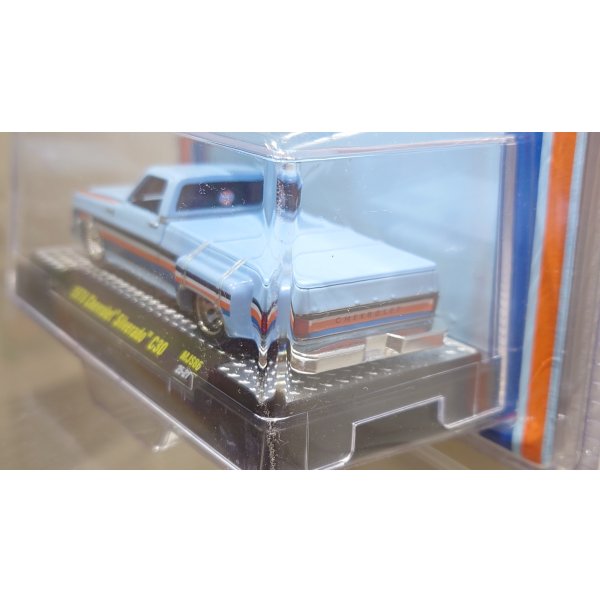 画像4: M2 Machines 1/64 1978 Chevrolet Silverado 30 Custom Gulf Blue (4)