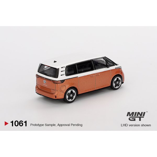画像2: MINI GT 1/64 Volkswagen ID. Buzz in Candy White/Energetic Orange (LHD) (2)