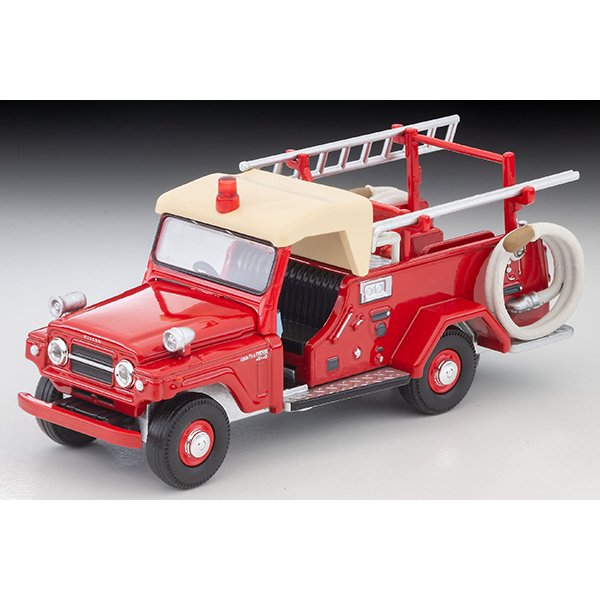 画像2: TOMYTEC 1/64 Limited Vintage Nissan Patrol Fire Engine Pumper (with figure) (2)