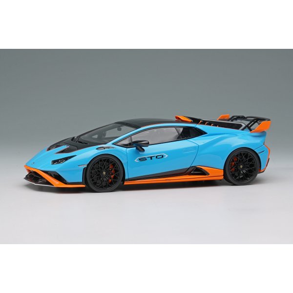 画像1: EIDOLON 1/43 Lamborghini Huracan STO 2021 Blue Laufey / Orange (1)