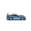 画像5: POP RACE 1/64 Mazda RX7 RE:Amemiya Widebody Blue Chrome (5)