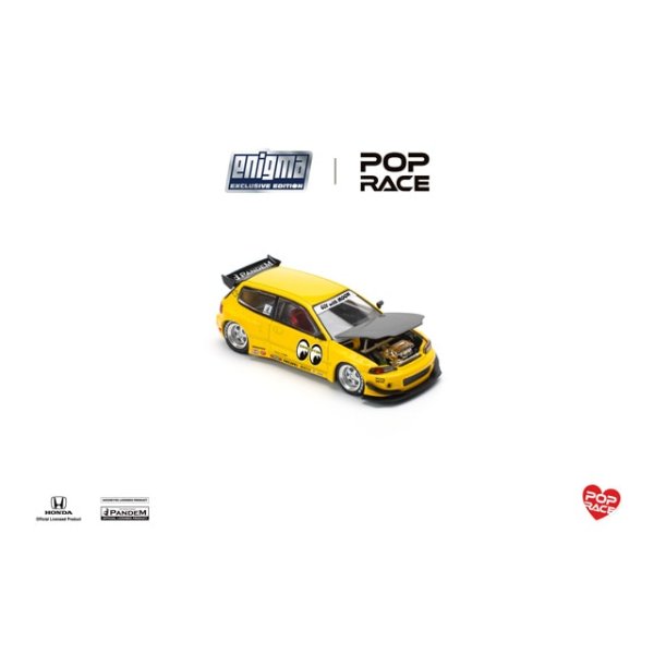 画像2: POP RACE x Enigma 1/64 Pandem Civic EG6 "Moon Eyes" (2)