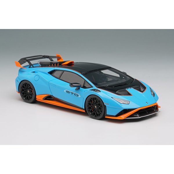 画像5: EIDOLON 1/43 Lamborghini Huracan STO 2021 Blue Laufey / Orange (5)