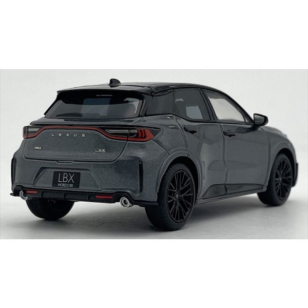画像2: Kyosho Original 1/43 Lexus LBX MORIZO RR Sonic Chrome/Black (2)
