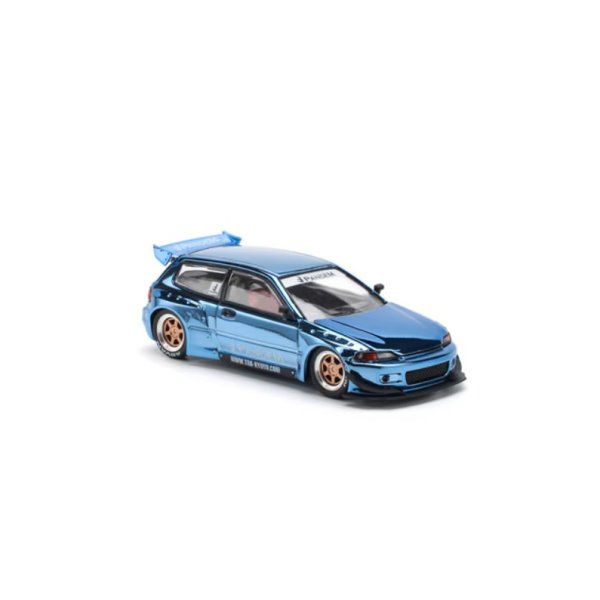 画像7: POP RACE 1/64 PANDEM CIVIC EG6 - BLUE CHROME (7)