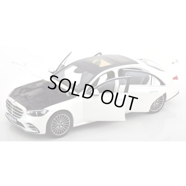 画像3: NOREV 1/18 Mercedes S-Class AMG-Line 2021 White Metallic (3)
