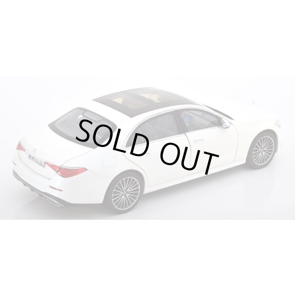 画像2: NOREV 1/18 Mercedes S-Class AMG-Line 2021 White Metallic (2)