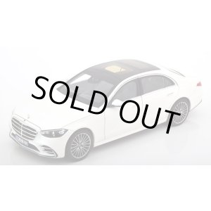 画像: NOREV 1/18 Mercedes S-Class AMG-Line 2021 White Metallic