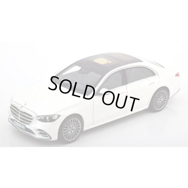 画像1: NOREV 1/18 Mercedes S-Class AMG-Line 2021 White Metallic (1)