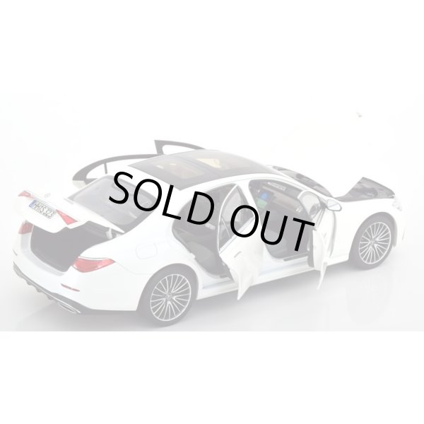 画像4: NOREV 1/18 Mercedes S-Class AMG-Line 2021 White Metallic (4)