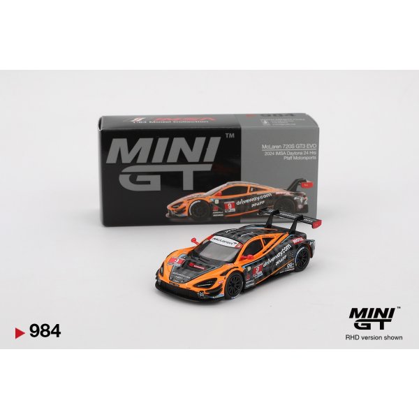 画像1: MINI GT 1/64 McLaren 720S GT3 EVO #9 2024 IMSA Daytona 24H Race, J. Hinchcliffe/O. Jarvis/M. Kilhofer/A. Rossi (1)