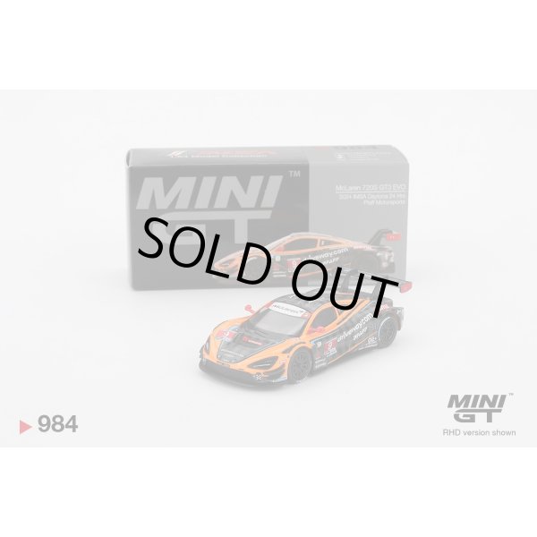 画像1: MINI GT 1/64 McLaren 720S GT3 EVO #9 2024 IMSA Daytona 24H Race, J. Hinchcliffe/O. Jarvis/M. Kilhofer/A. Rossi (1)
