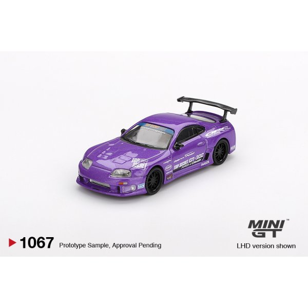 画像2: MINI GT 1/64 Toyota Supra (A80) GT-300 Top Secret Purple (RHD) (2)