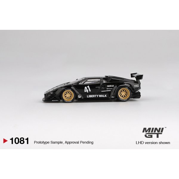 画像4: MINI GT 1/64 Lamborghini Countach LB-WORKS Black (LHD) (4)