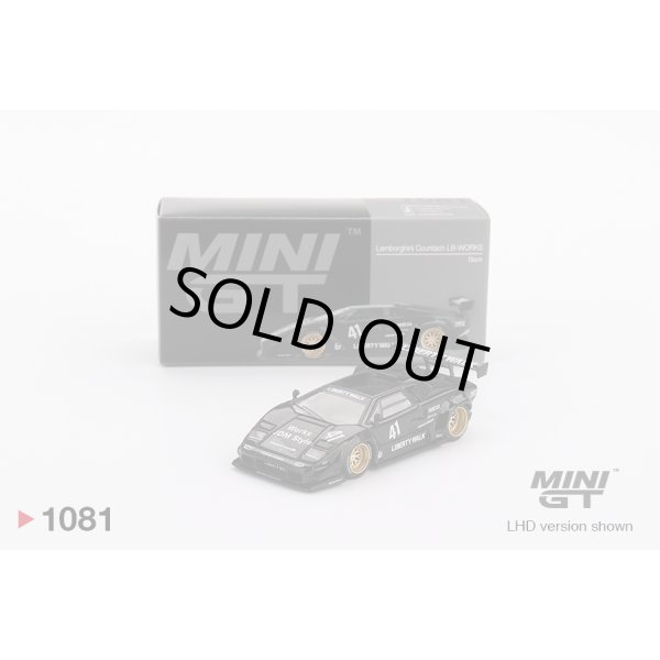 画像1: MINI GT 1/64 Lamborghini Countach LB-WORKS Black (LHD) (1)