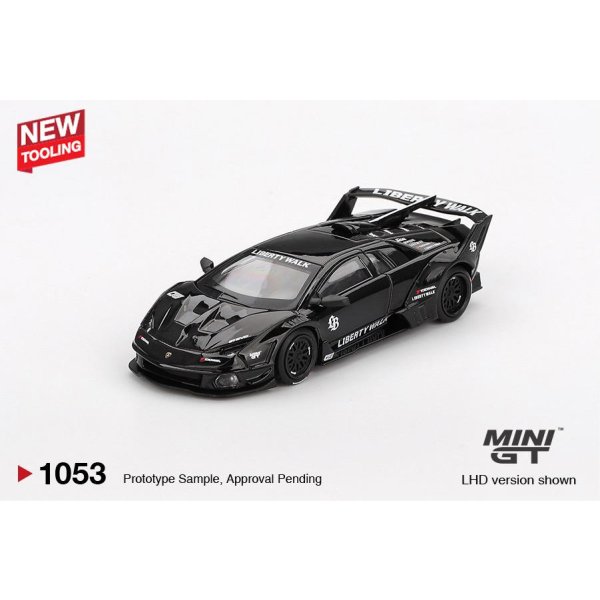 画像2: MINI GT 1/64 Lamborghini Murcielago GT Evo Black (LHD) by LB-Silhouette Works [Blister Pack] (2)