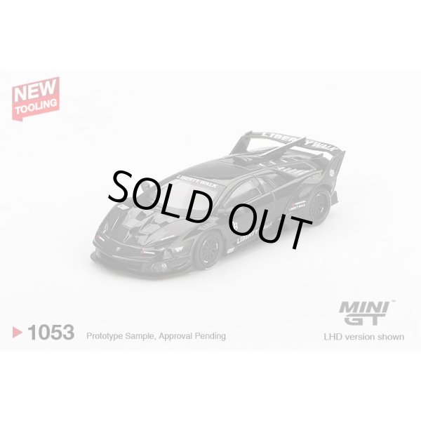 画像2: MINI GT 1/64 Lamborghini Murcielago GT Evo Black (LHD) by LB-Silhouette Works [Blister Pack] (2)