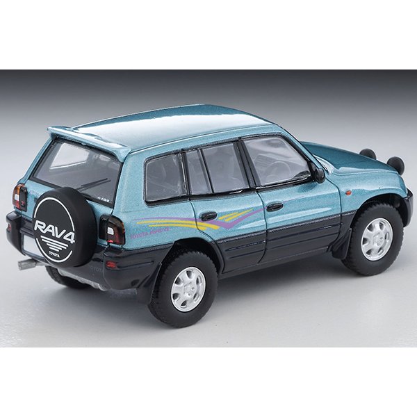 画像2: TOMYTEC 1/64 Limited Vintage NEO Toyota RAV4L V (Light Blue/Gray) 1995 (2)
