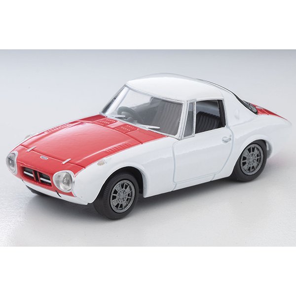 画像1: TOMYTEC 1/64 Limited Vintage Toyota Sports 800 Custom Color (White/Red) 1965 (1)