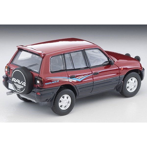 画像2: TOMYTEC 1/64 Limited Vintage NEO Toyota RAV4L V (Wine/Gray) 1995 (2)